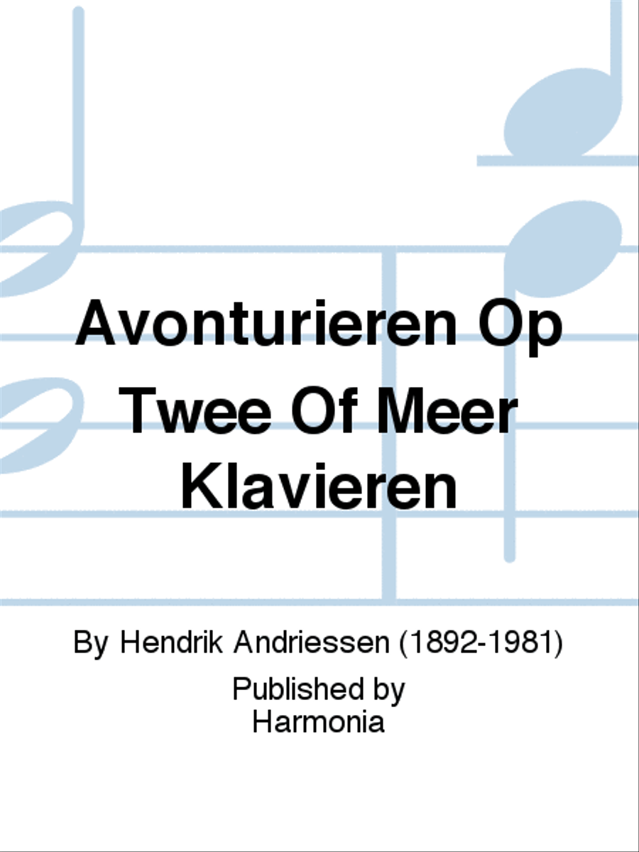 Avonturieren Op Twee Of Meer Klavieren