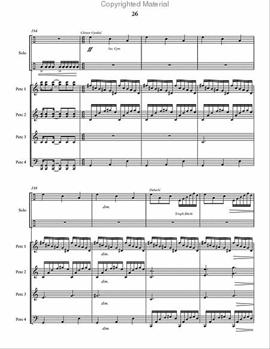Shadows Percussion Ensemble scores gallery preview page 27