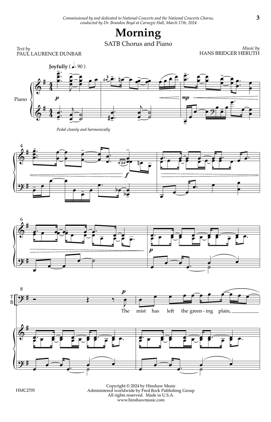 Morning 4-Part scores gallery preview page 1