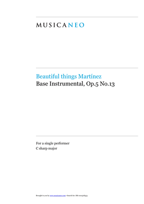 Base Instrumental No.1-Beautiful things Op.5 No.13