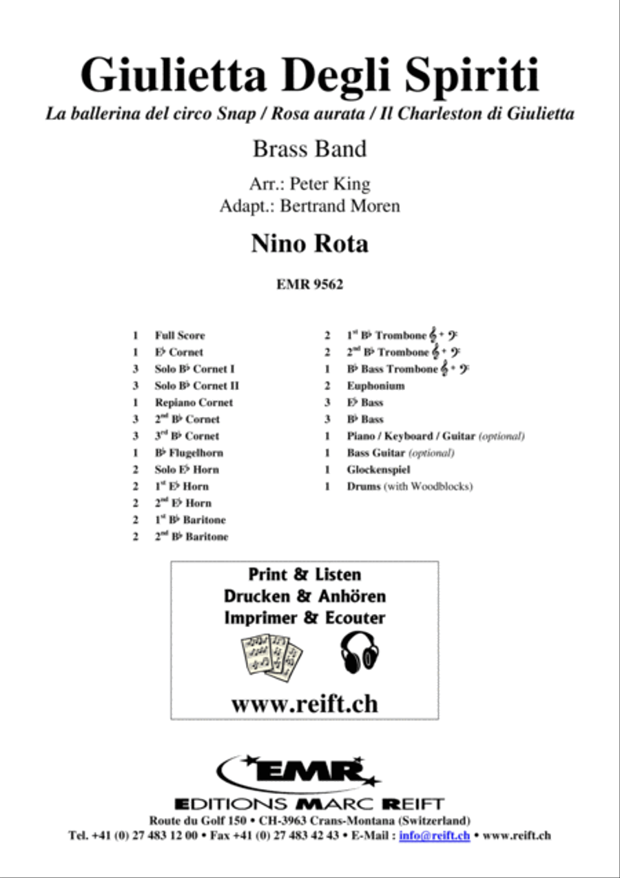 Giulietta Degli Spiriti Brass Band scores gallery preview page 2