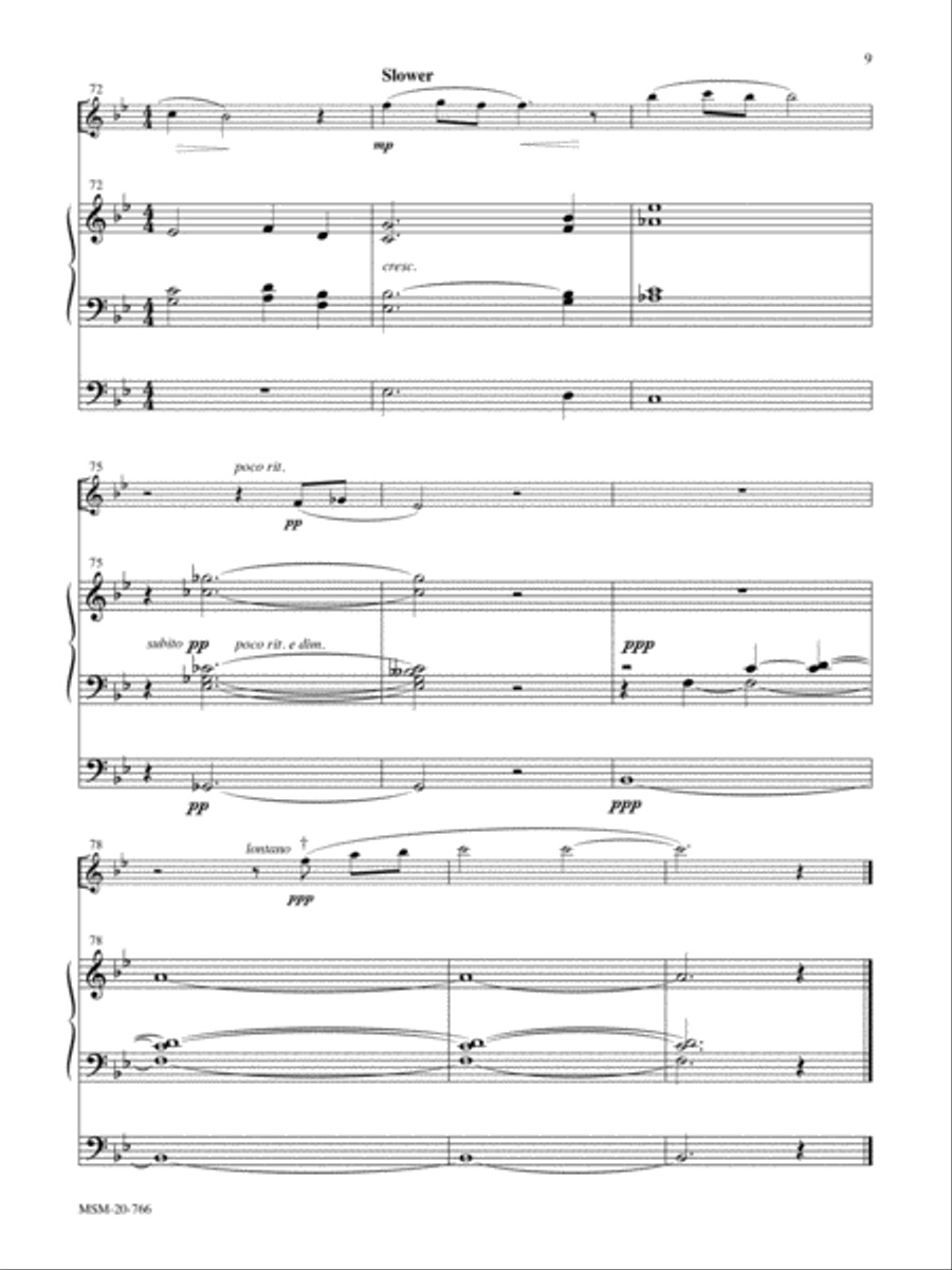 In paradisum Flute scores gallery preview page 6