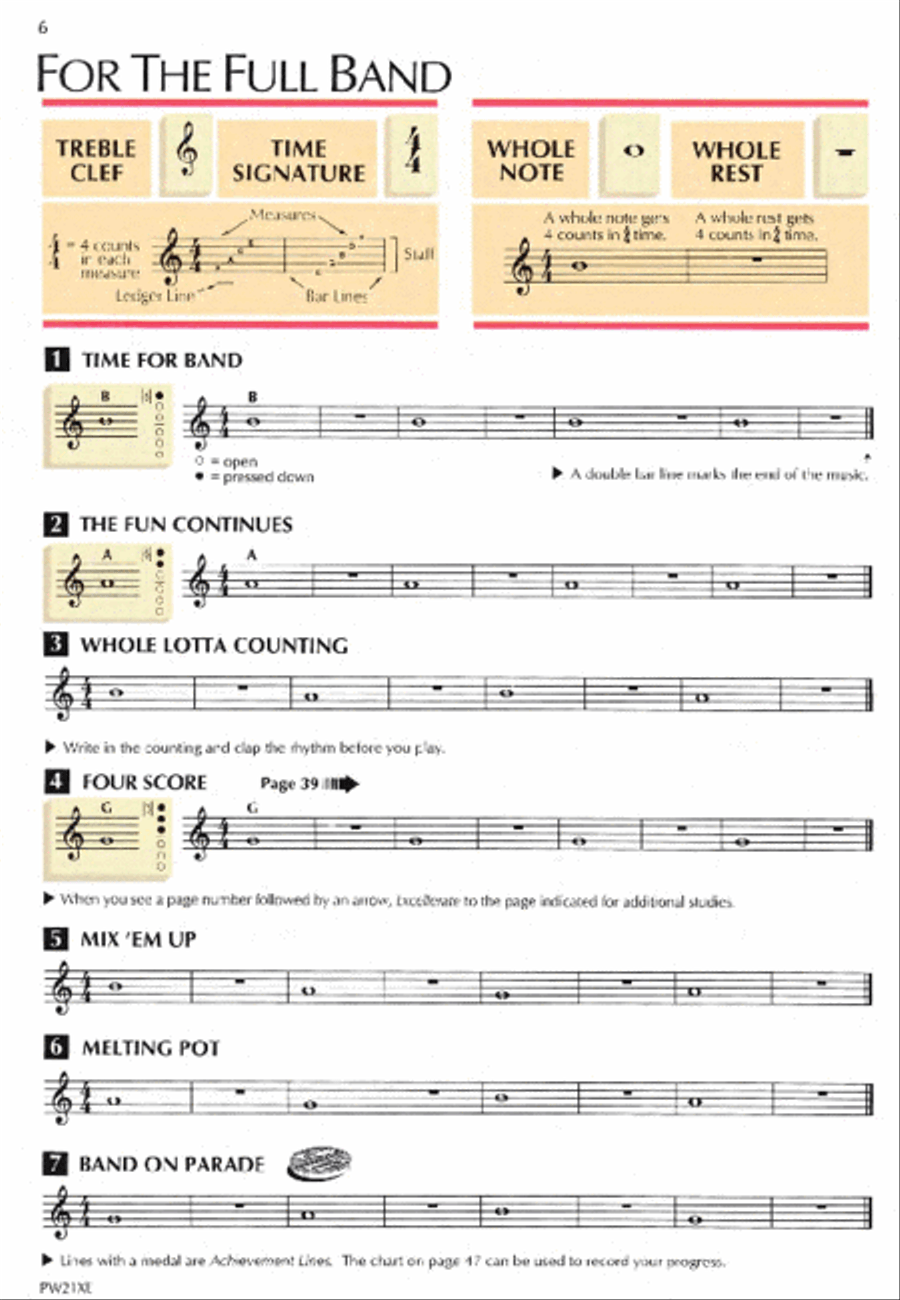 Standard of Excellence Enhanced Book 1, Alto Sax Concert Band Methods scores gallery preview page 2
