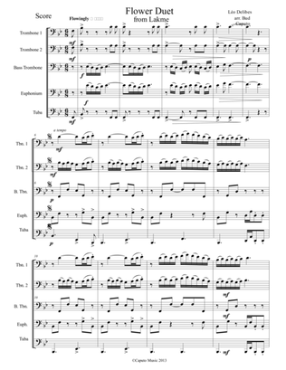 Low Brass-Flower Duet from Latke-Score