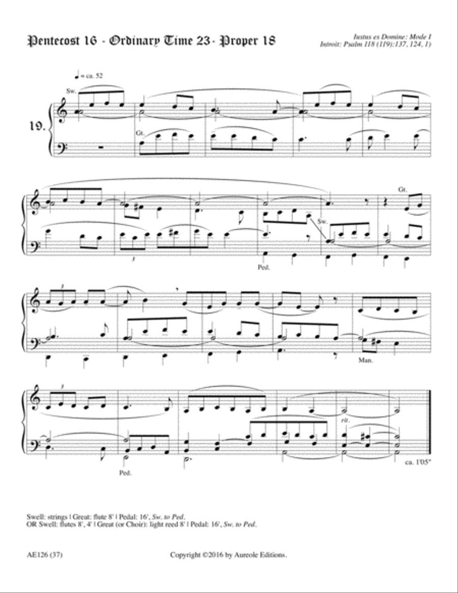 A Gregorian Liturgical Year for Organ, Volume 3 Organ scores gallery preview page 38
