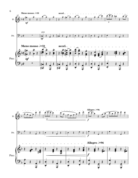 Ochi Ciornie (Dark Eyes) (flute, bass and piano)
