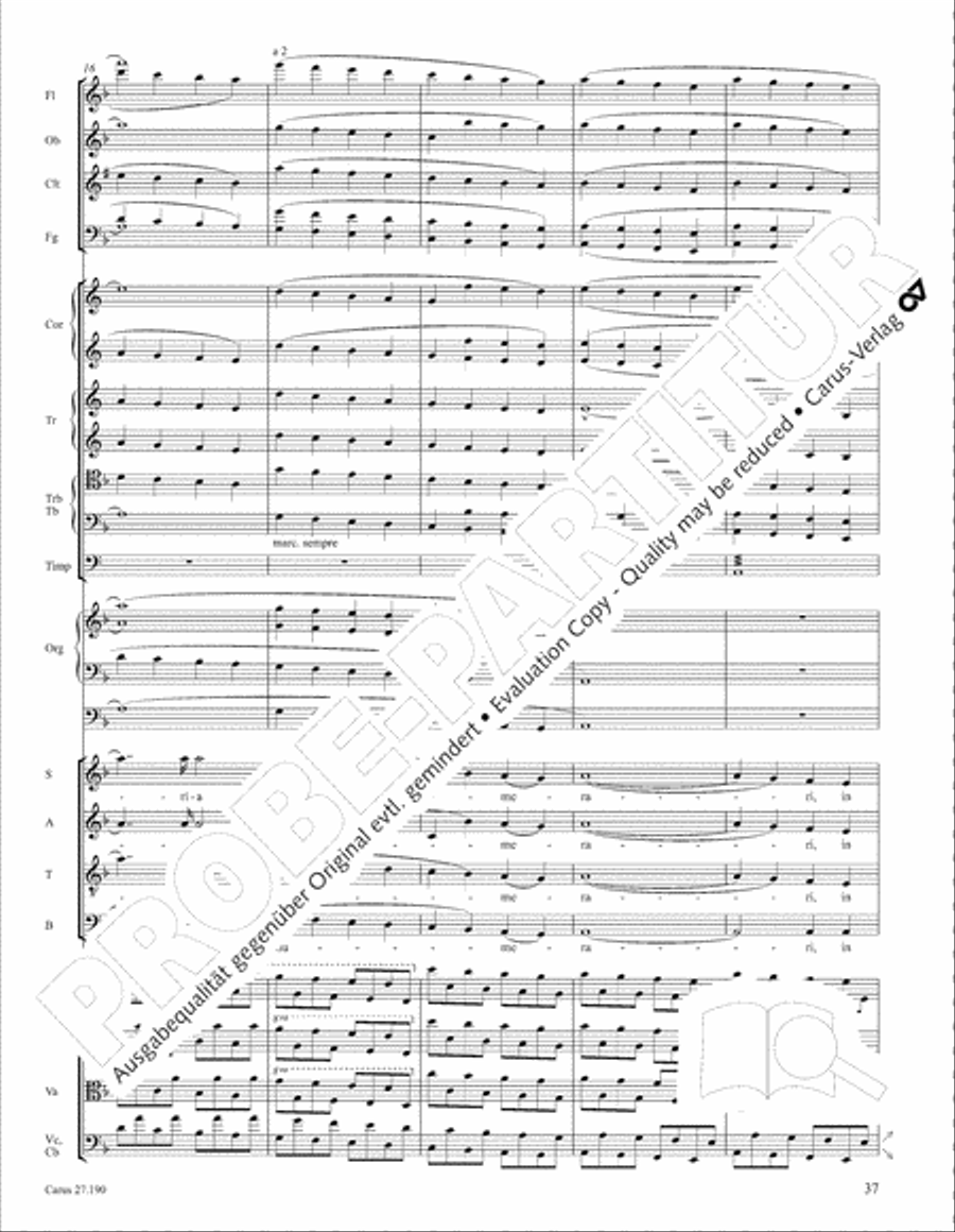 Te Deum 4-Part scores gallery preview page 44