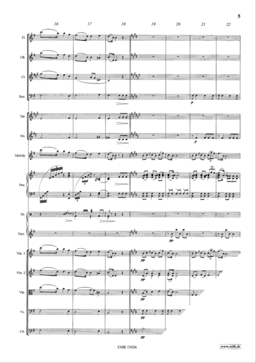Reminiscence Orchestra scores gallery preview page 5