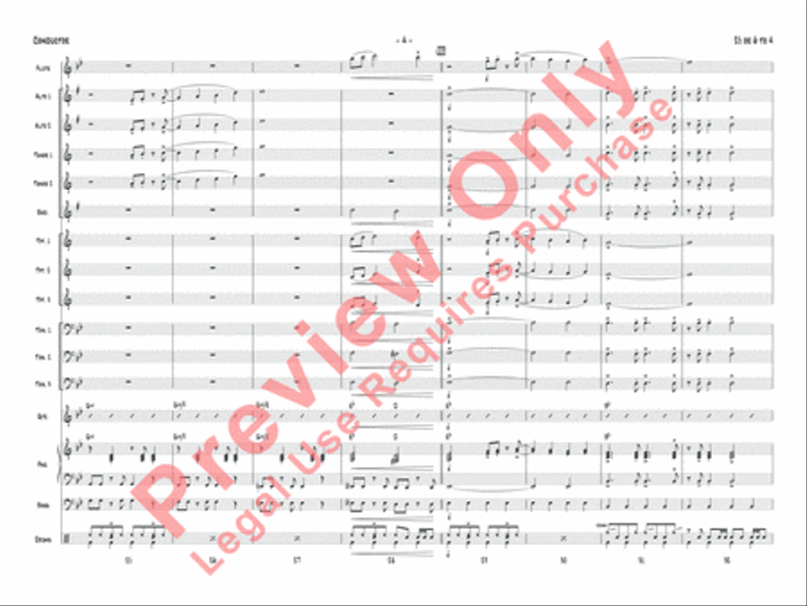 25 or 6 to 4 Jazz Ensemble scores gallery preview page 7