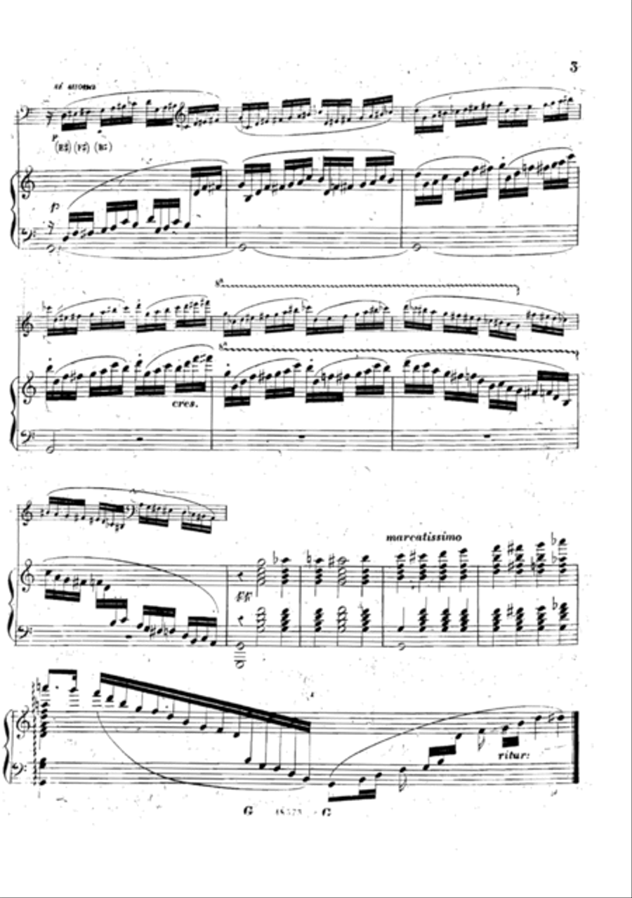 Ricordi di Napoli No. 2 Il Mandolino, op. 84 Harp scores gallery preview page 9