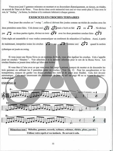 Volume 1 - How To Play Jazz & Improvise - French Edition