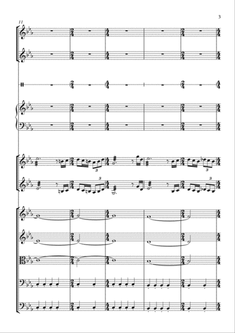 Tempus Fugit Tempus Fugit Large Ensemble scores gallery preview page 3