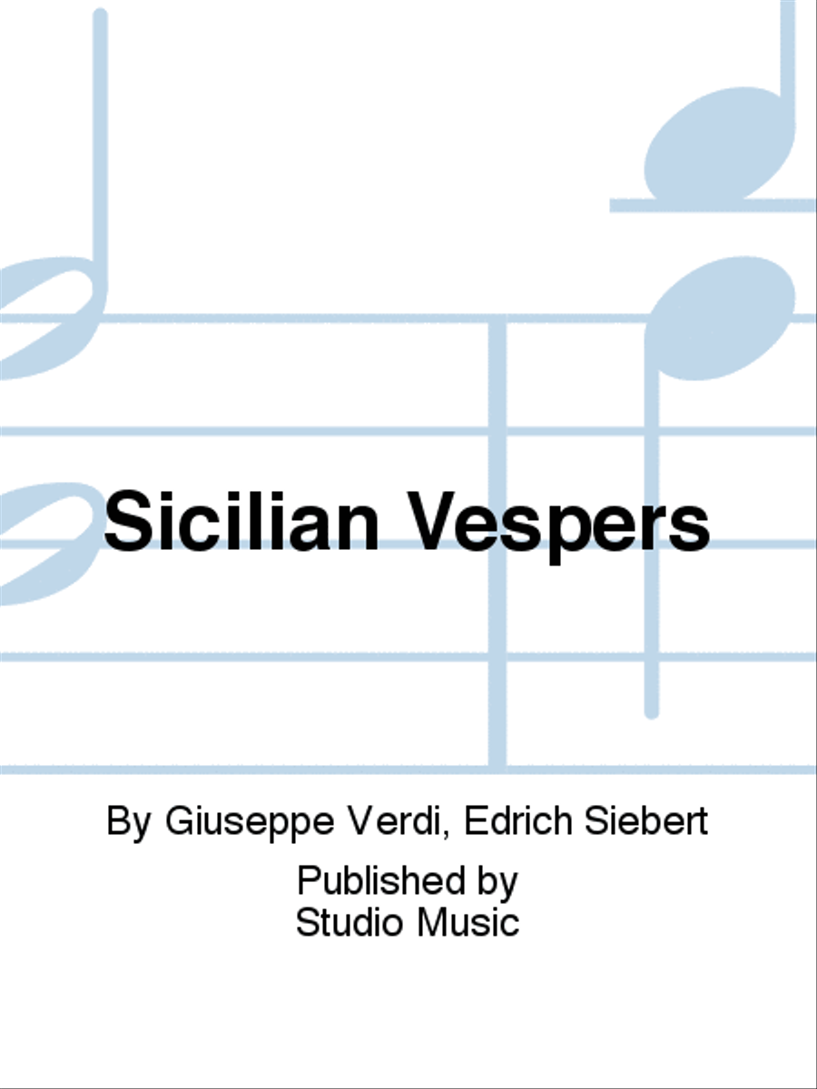 Sicilian Vespers Sicilian Vespers Brass Band scores gallery preview page 1