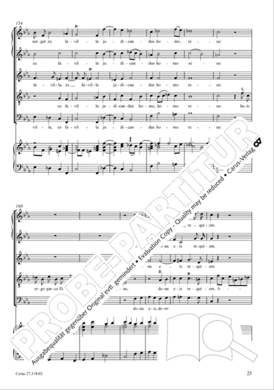 Requiem in F minor SSATB scores gallery preview page 26