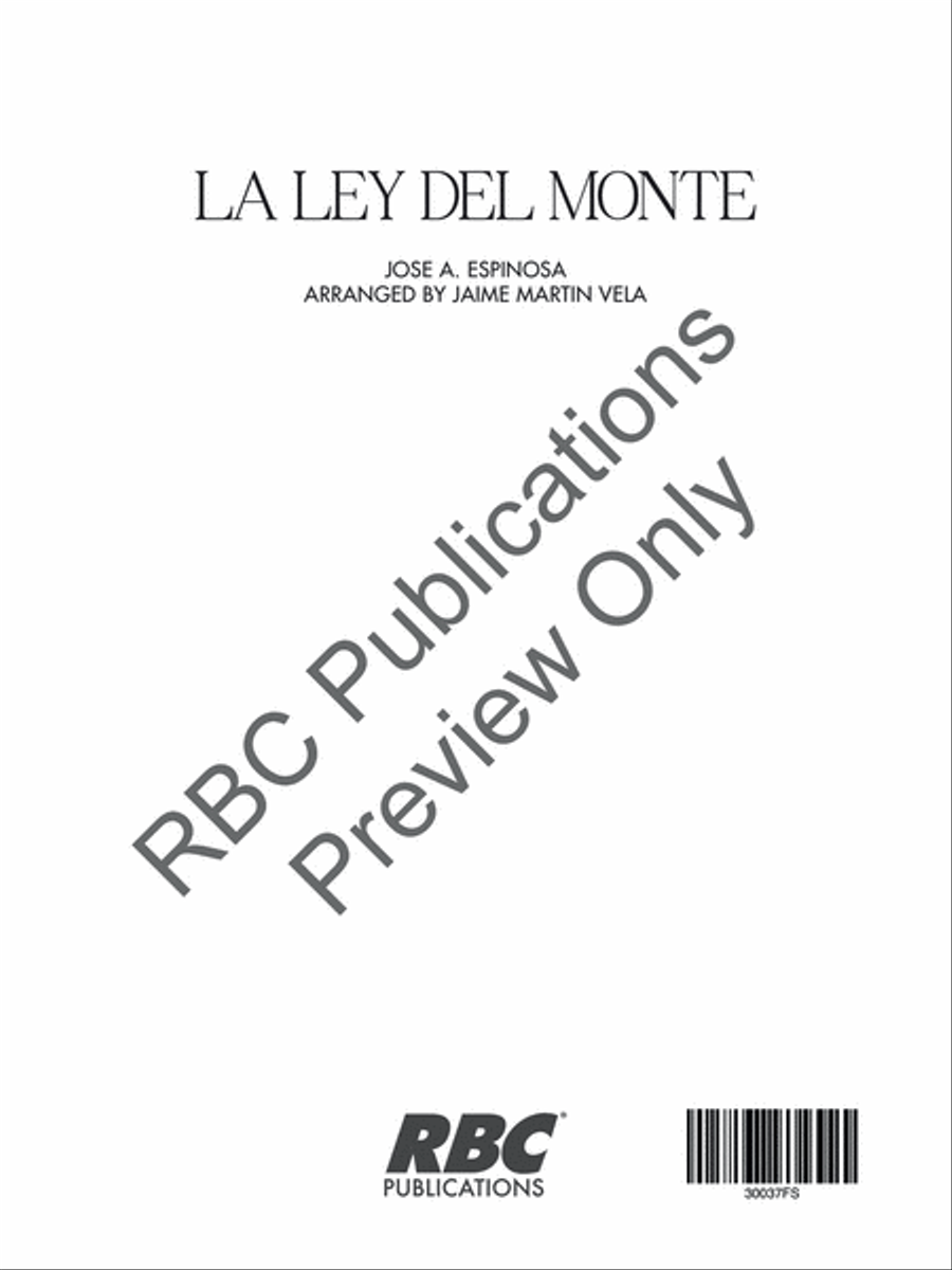 La Ley Del Monte Mariachi (Score) Voice scores gallery preview page 13