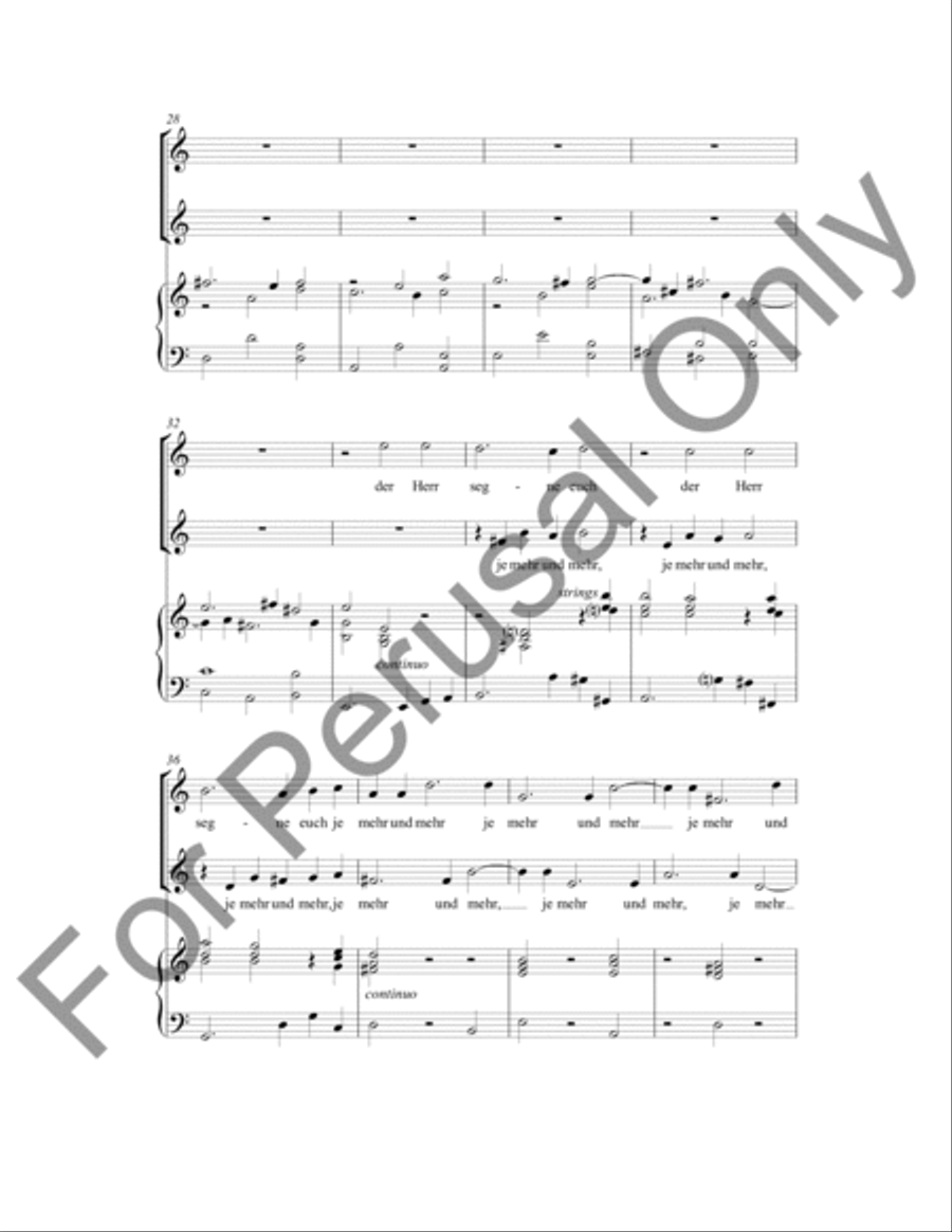 Der Herr Segne Euch (Choral Score) SA scores gallery preview page 4