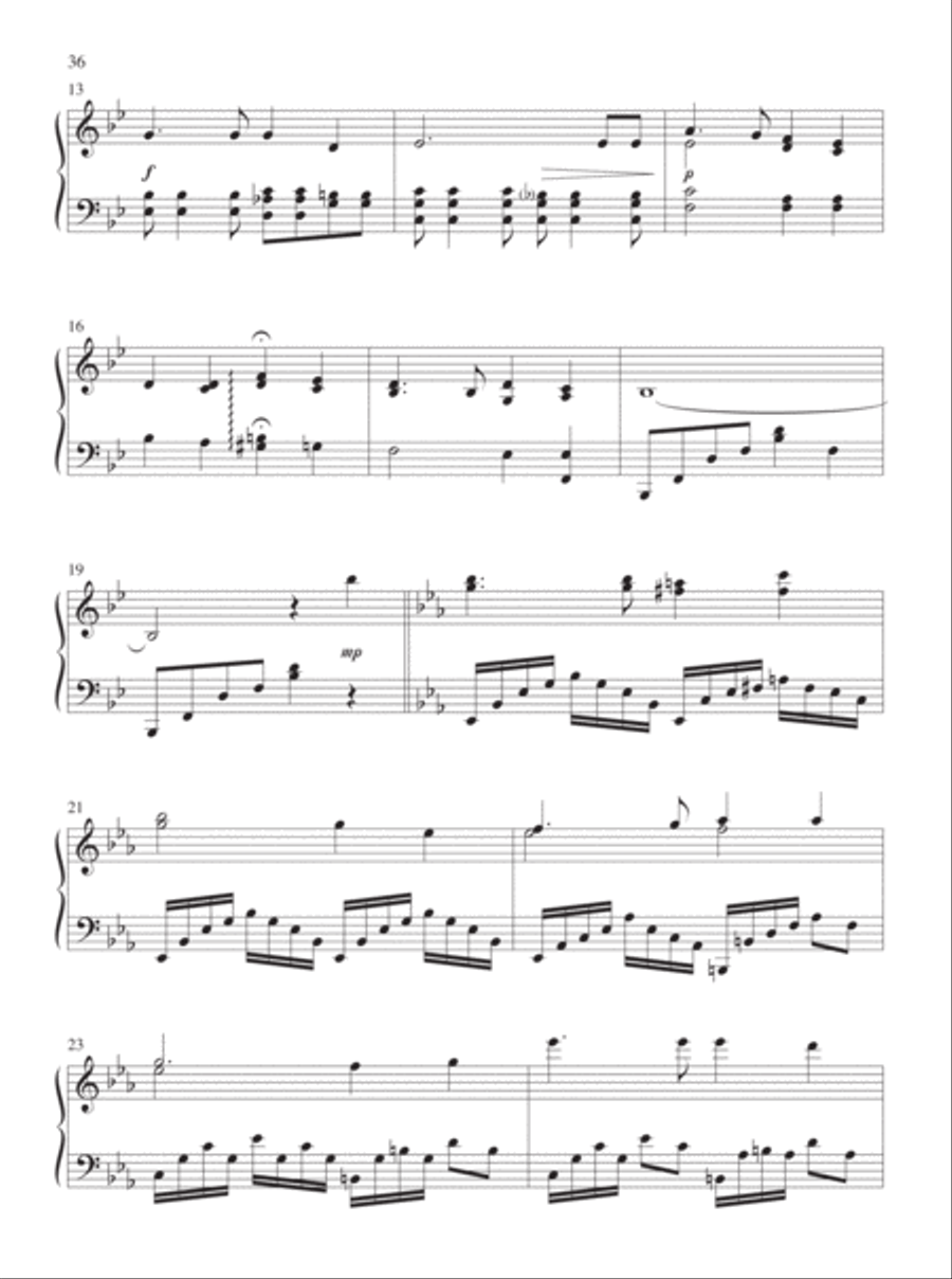 The Cross of Christ Piano Solo scores gallery preview page 21
