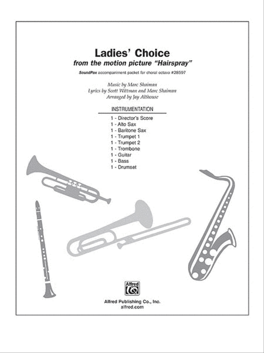Ladies' Choice Choir scores gallery preview page 1
