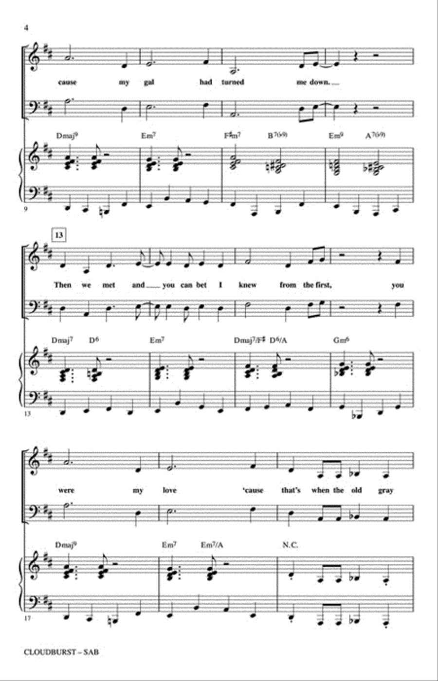 Cloudburst Cloudburst 3-Part scores gallery preview page 3