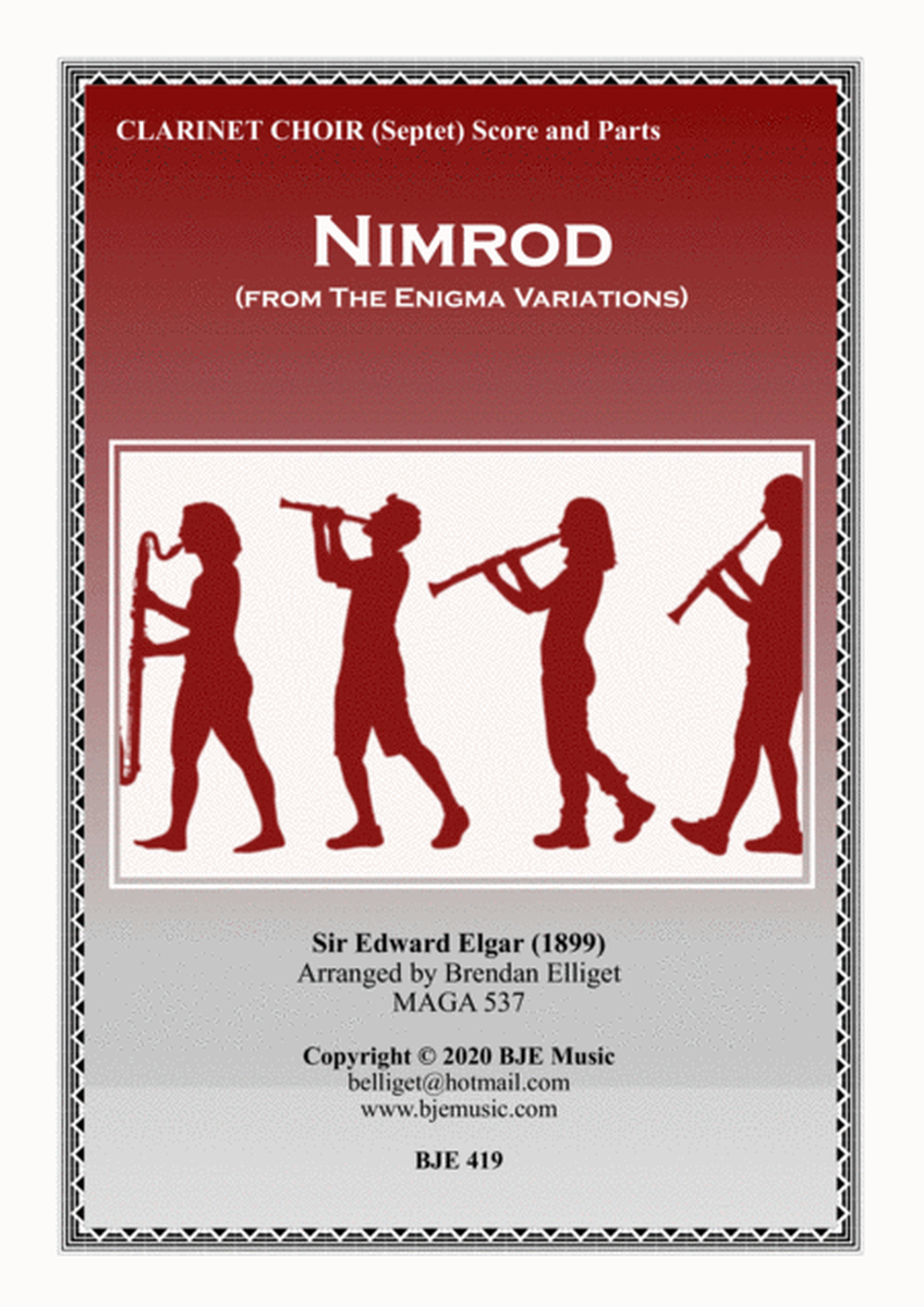 Nimrod (from The Enigma Variations) - Clarinet Choir (Septet) image number null
