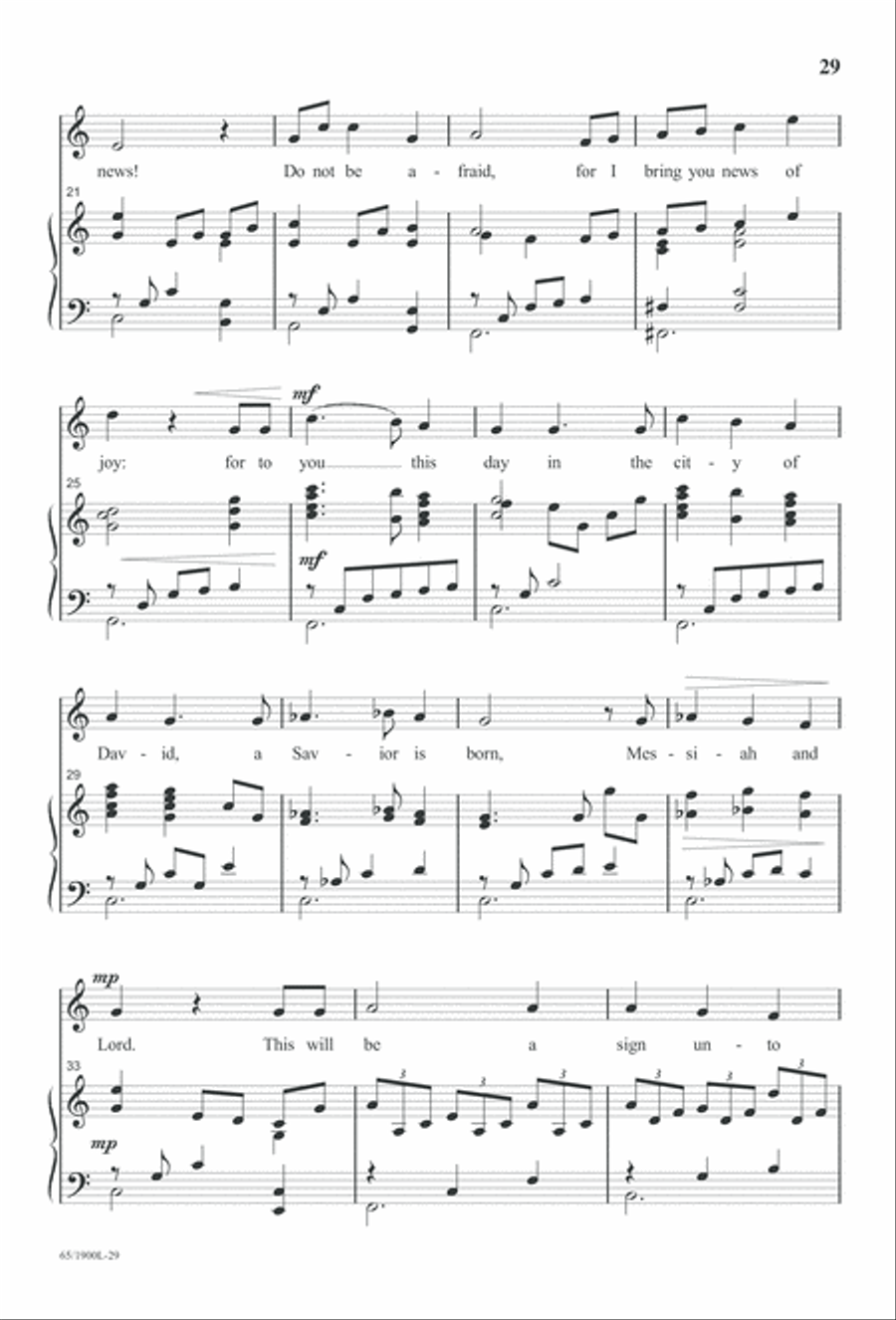 Love's Pure Light 3-Part scores gallery preview page 31