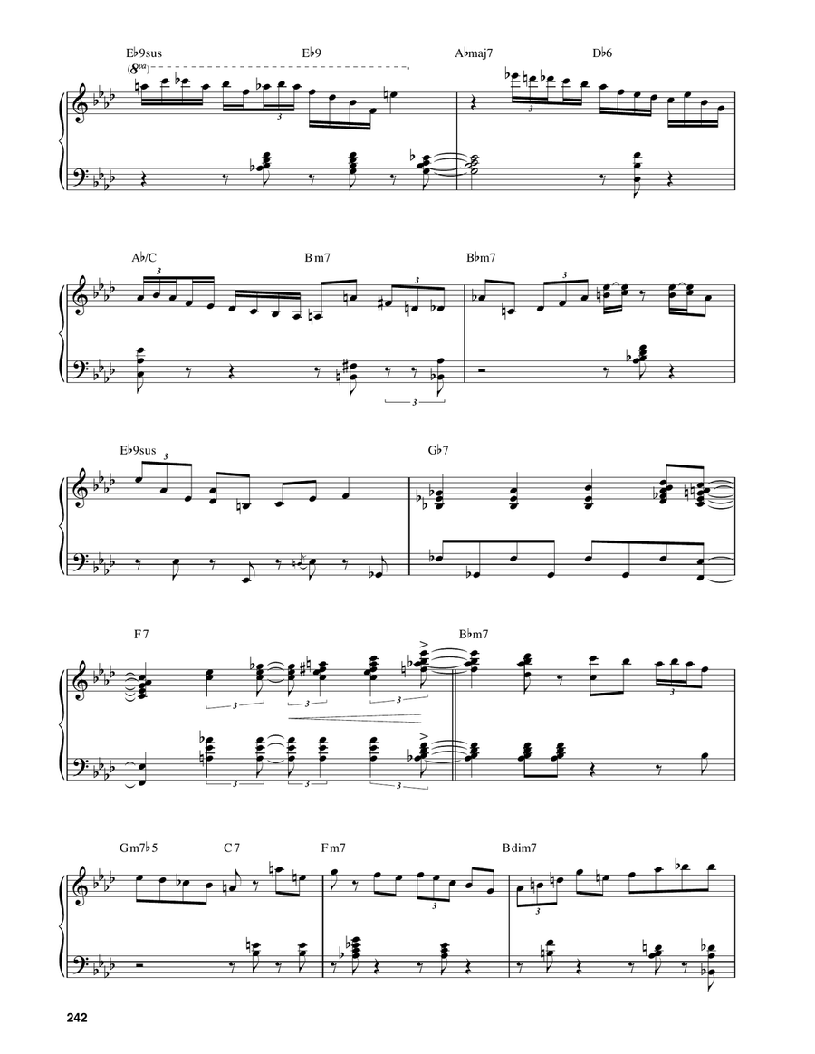 Tangerine Tangerine Piano scores gallery preview page 6
