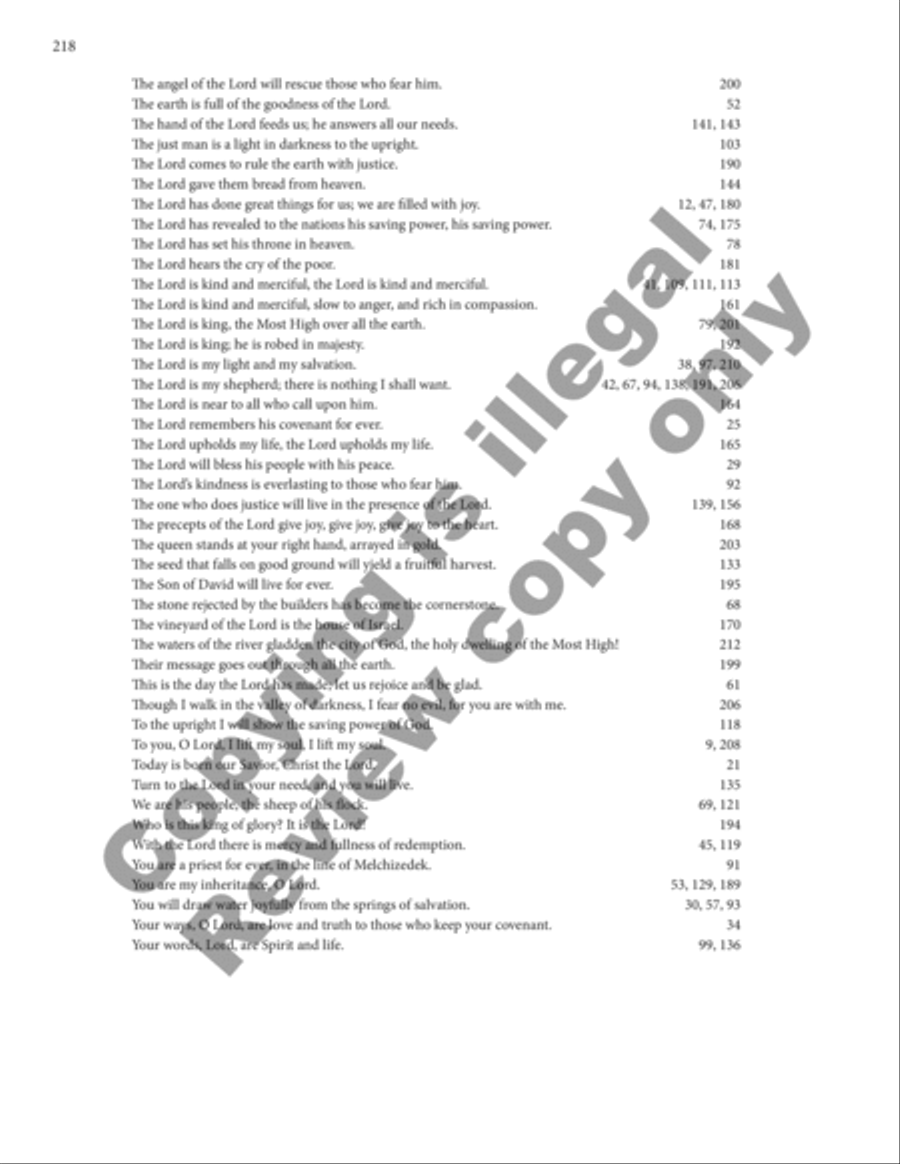 The Five Graces Psalter: Lectionary Psalms 4-Part scores gallery preview page 34