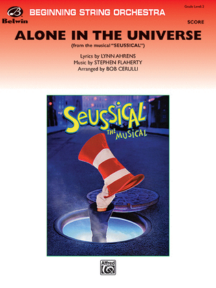Alone in the Universe (from Seussical the Musical) (score only)