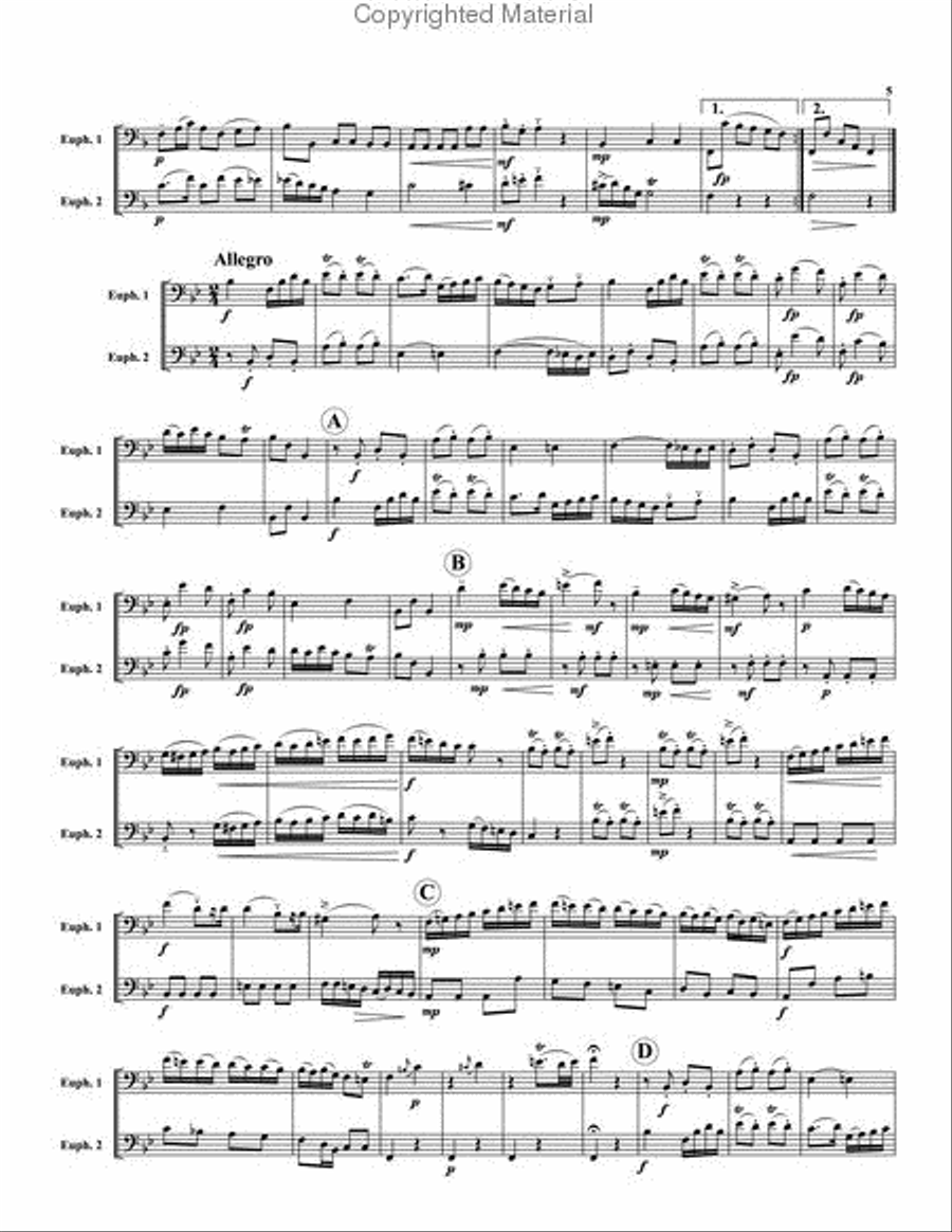 Sonata, KV. 292 Sonata, KV. 292 Brass Duet scores gallery preview page 4