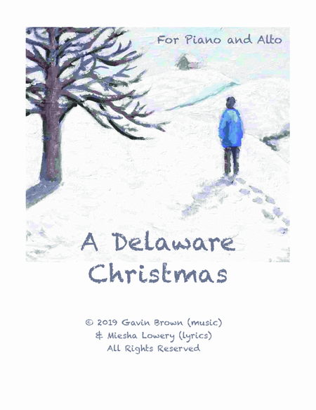 A Delaware Christmas for Alto and Piano image number null