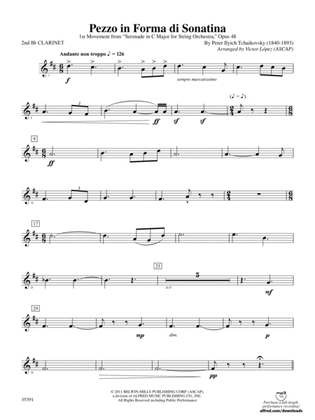Pezzo in forma di Sonatina: 2nd B-flat Clarinet