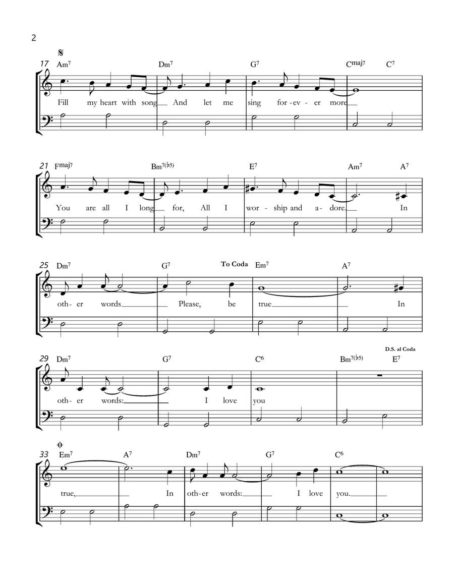Fly Me To The Moon (In Other Words) String Duet scores gallery preview page 2