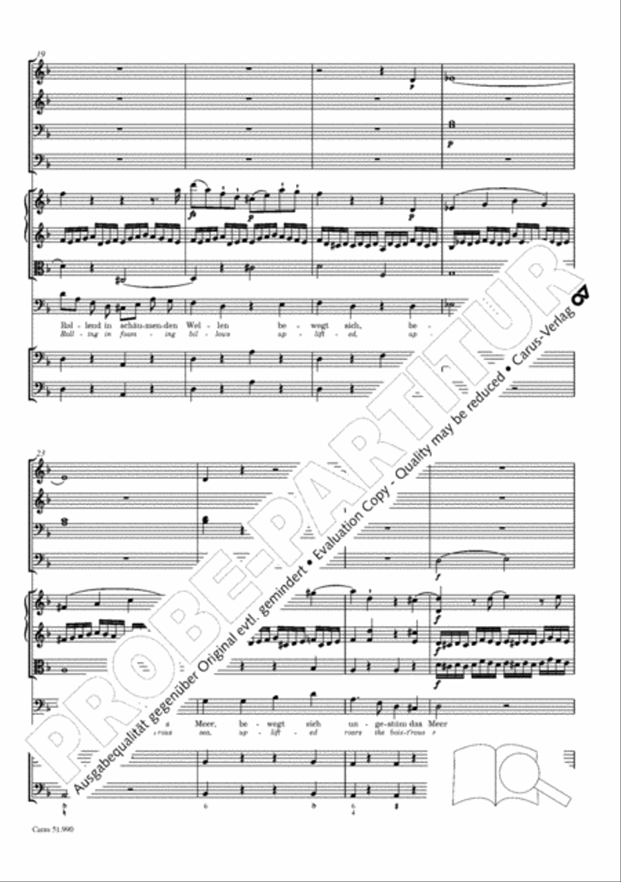 The Creation (Die Schopfung) 4-Part scores gallery preview page 75