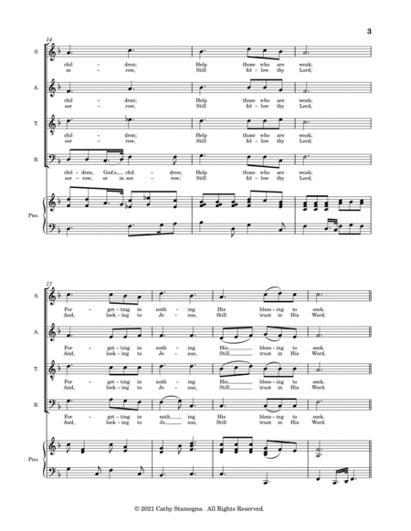 Take Time To Be Holy (SATB Choir, Keyboard Accompaniment) image number null