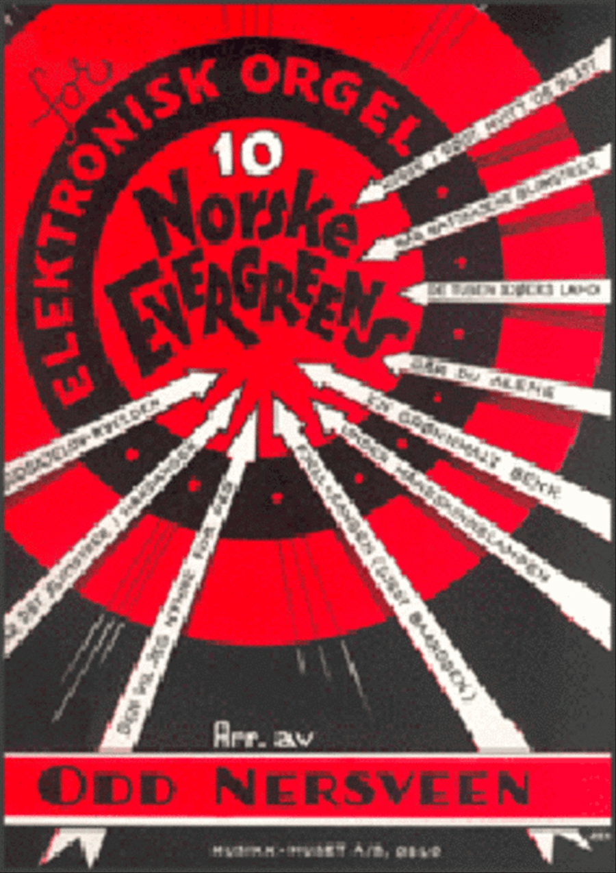 10 Norske Evergreens Organ scores gallery preview page 1