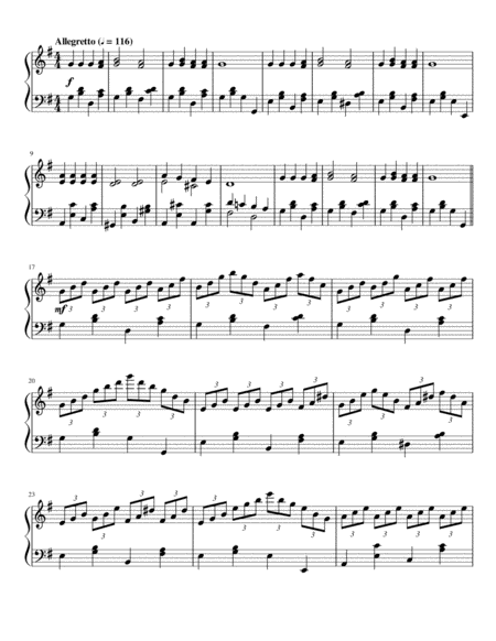 Au Claire de la Lune, le Theme et les Variations pour le Piano image number null