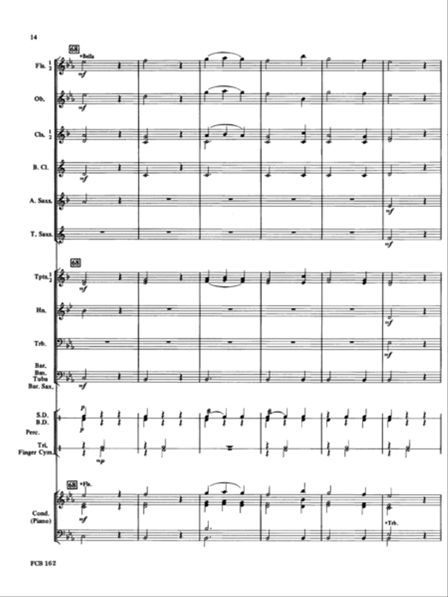 A Yuletide Celebration Concert Band scores gallery preview page 14