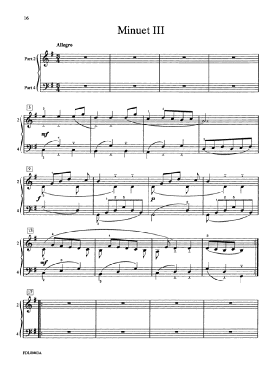 Bach for Piano Ensemble Bach for Piano Ensemble Small Ensemble scores gallery preview page 5