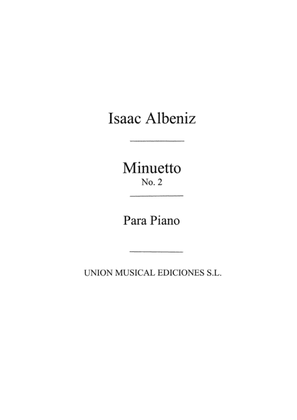 Book cover for Minueto No.2 From Suite Ancienne Op.54 For Piano