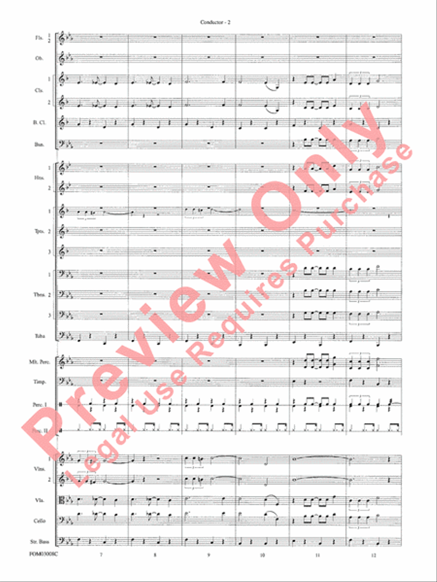 Chicago (from the musical Chicago) Full Orchestra scores gallery preview page 5