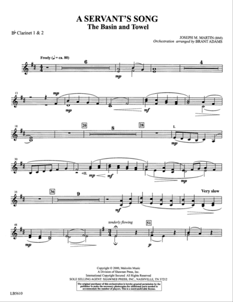 Colors of Grace - Lessons for Lent (New Edition) (Orchestra Accompaniment) - Bb Clarinet 1 & 2 Choir scores gallery preview page 4