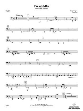 Paradiddles: Tuba