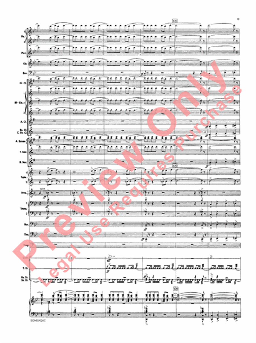 Festivo - Cs Concert Band scores gallery preview page 22