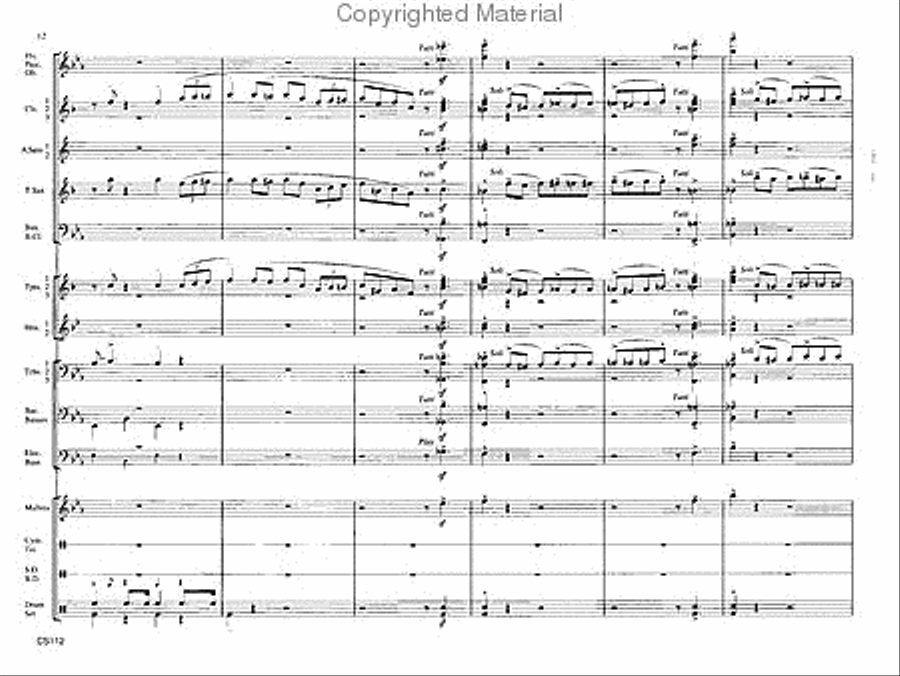 Alexander's Ragtime Band Alexander's Ragtime Band Concert Band scores gallery preview page 12