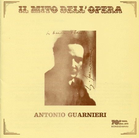 Il Mito Dell'Opera: Antonio Gu
