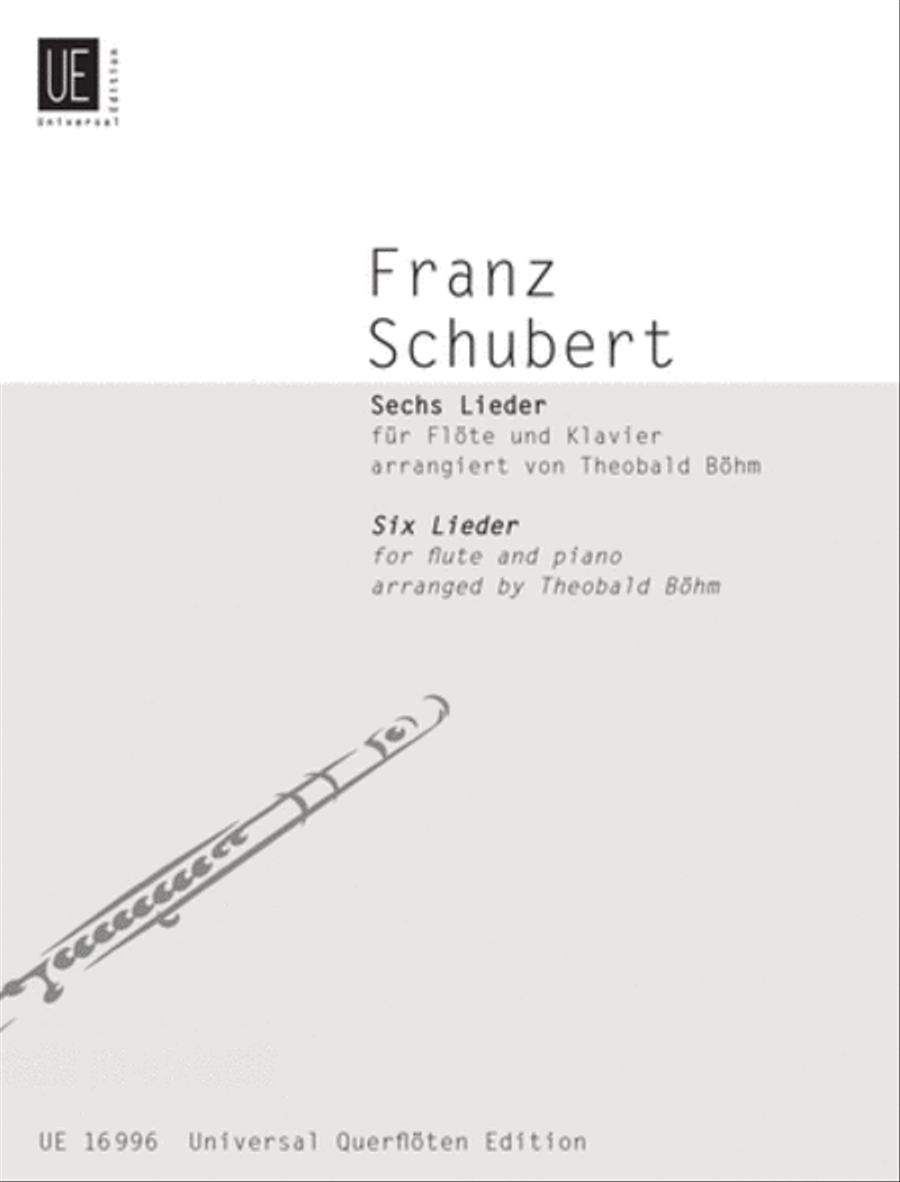Schubert Lieder, 6 Chamber Music scores gallery preview page 1