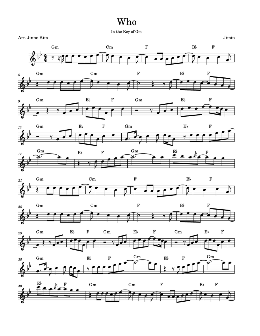 Who Violin Solo scores gallery preview page 1