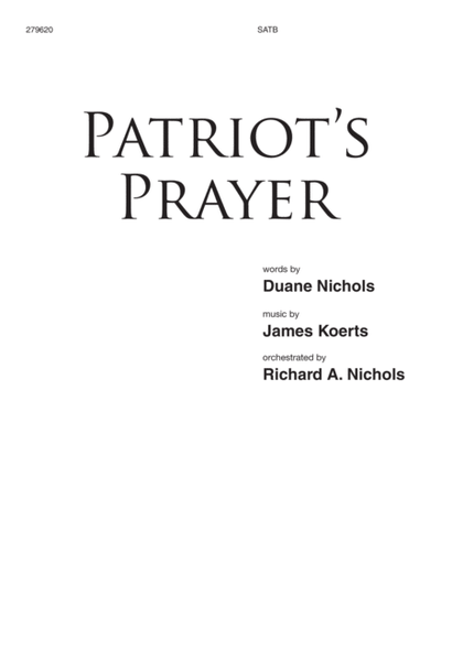 Patriot's Prayer