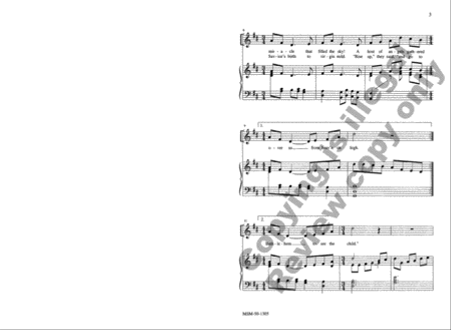 The Shepherd's Prayer Unison Choir scores gallery preview page 3