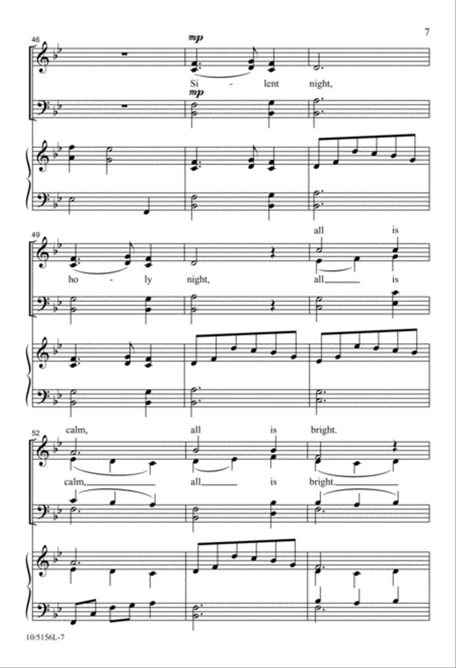 Christ is Born Christ is Born 4-Part scores gallery preview page 7